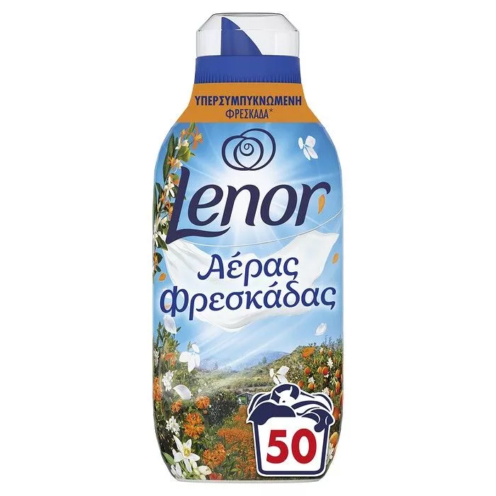 Lenor Fresh Air Μαλακτικό Ρούχων Μοσχοβολιστό Περιβόλι - 50 Πλύσεις