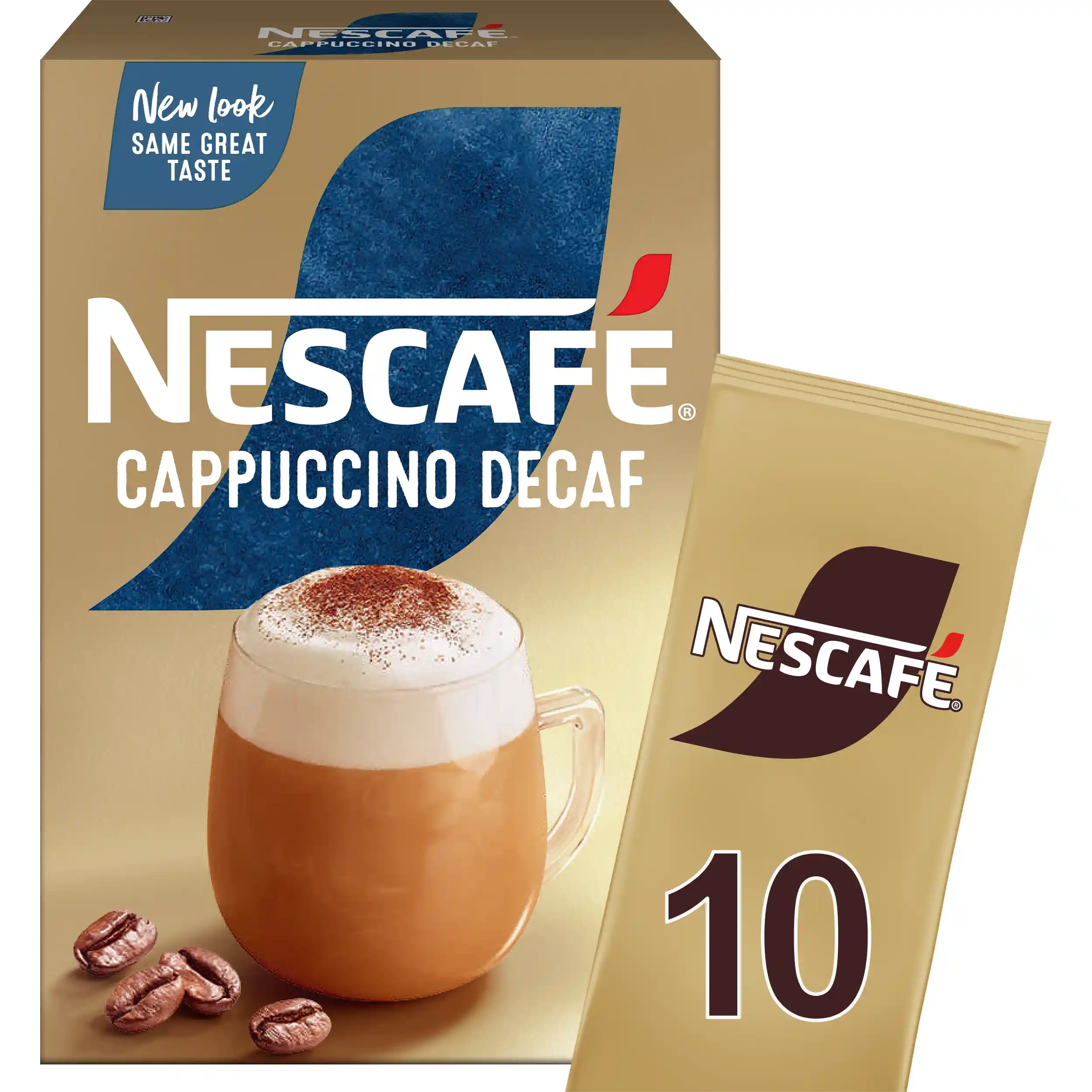 Nescafe Καφές Cappuccino Decaf Σε Φακελάκια 10τεμ.