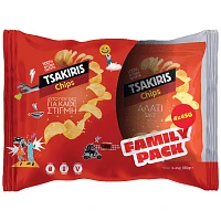 Tsakiris Chips Αλάτι 4x45gr