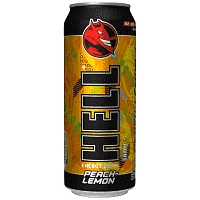Hell Energy Drink Peach & Lemon 500ml