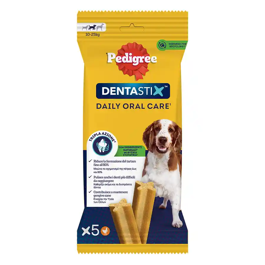 Pedigree Dentastix Σνακ Σκύλου Medium 5τεμ. 128γρ.