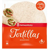 Παπαδοπούλου Τορτίγια Κλασική 6τεμ 360gr