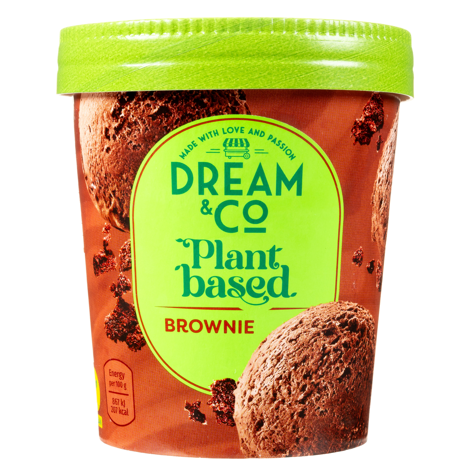 Παγωτό Fudge Brownie Vegan 250g