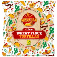 Mexilla Τορτίγια Σίτου 25cm 6 τεμ 360gr